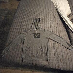 Charcoal Oklahoma Hoodie with Arrowhead